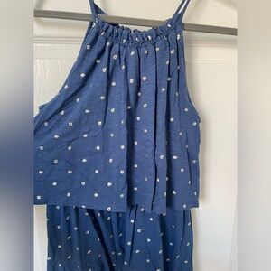 Loft Blue Halter Dress